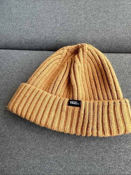Vans Other - Vans Ribbed Fold-Over Beanie - Mustard Yellow